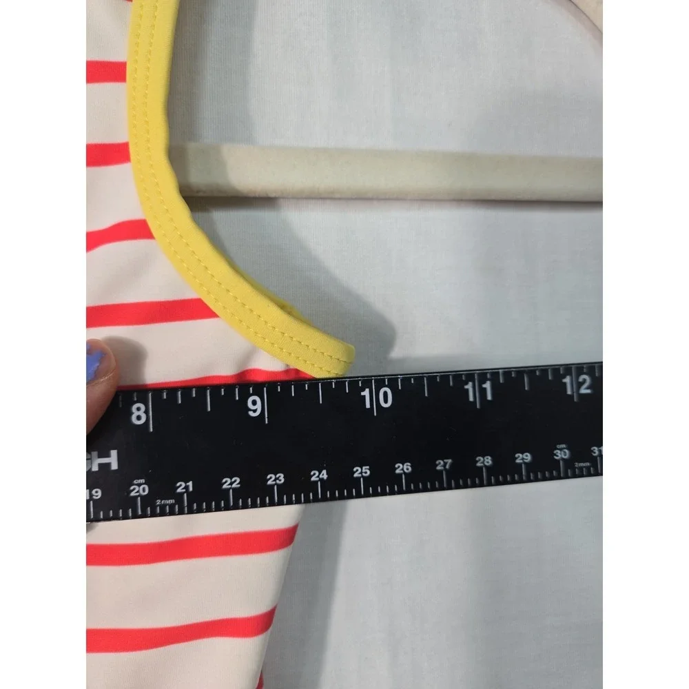 Hanna Andersson 110‎ 5 Red White Stripe One Piece Swimsuit You Are My Sunshine